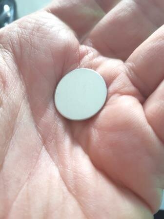 Upgrade aluminiumplaatje voor RadiSafe stickers