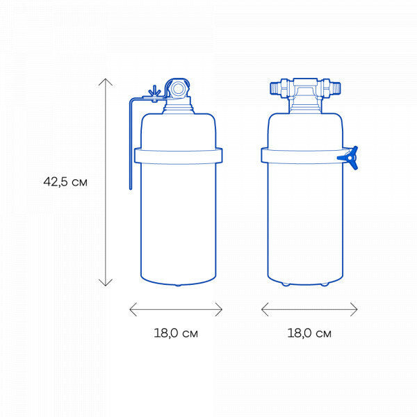 Hele huis waterfilter - Aquaphor Viking Midi 300 met B515-PRO