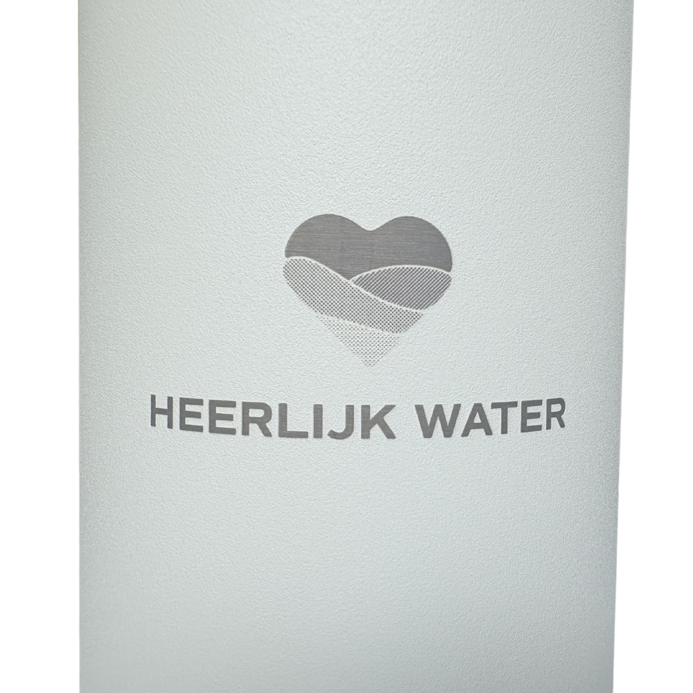 Watervitaliser drinkfles - Heerlijk Water × Leliveld informatie